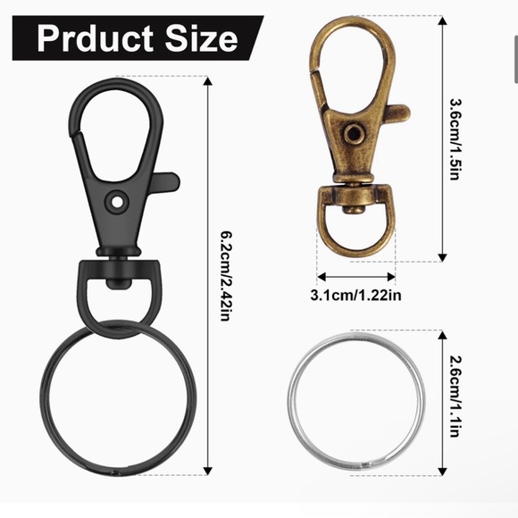 🖤Louis Vuitton Christmas Bundle-Authentic Lock & Small Box+Crossbody Chain+Charm - Picture 12 of 14